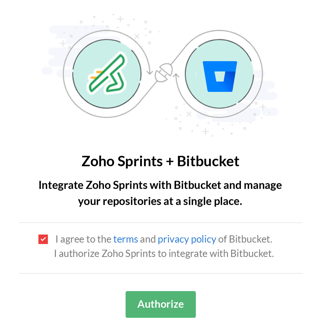 Connect Bitbucket with Zoho Sprints
