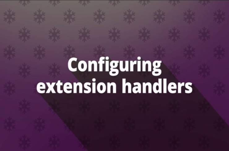 Extension handlers