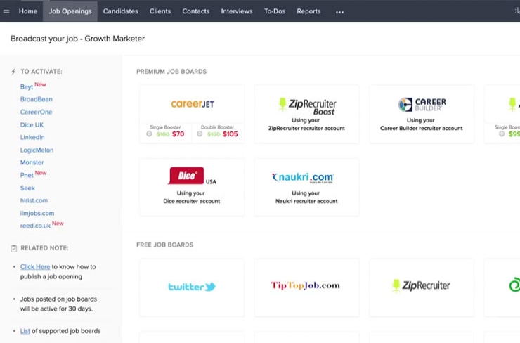 Howtovideos and Tutorials Zoho Recruit