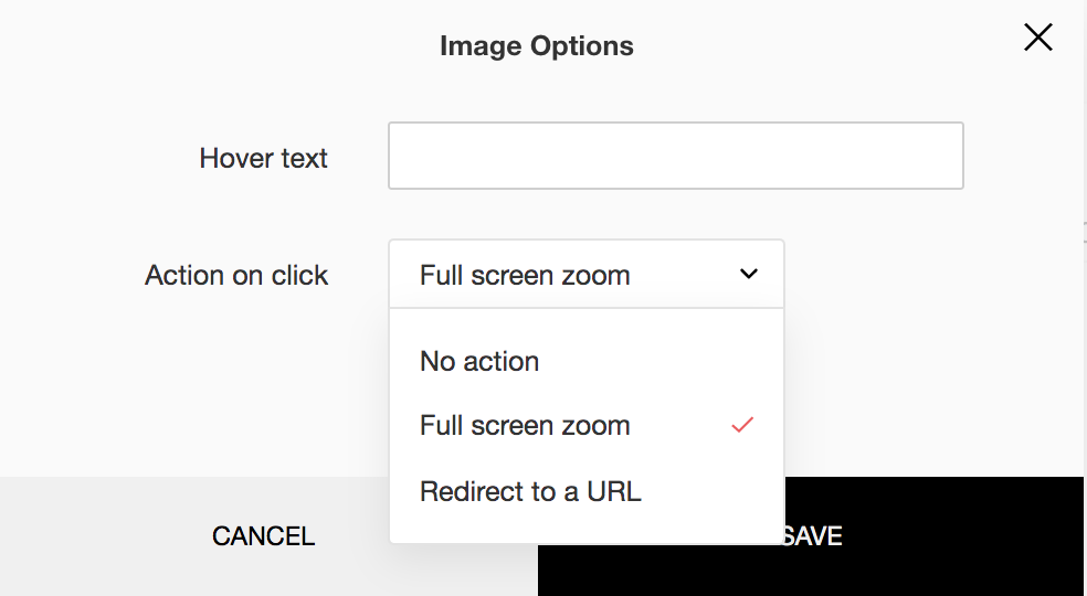 image options