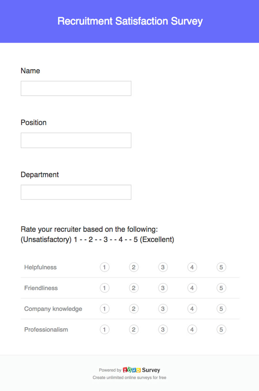 Satisfaction Survey Template from www.zohowebstatic.com