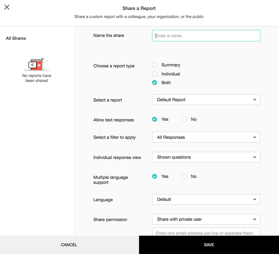 reports zoho survey help survey report