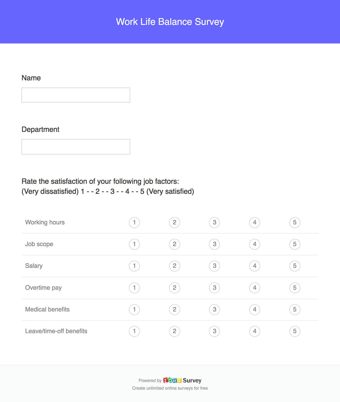 employee engagement survey work life balance