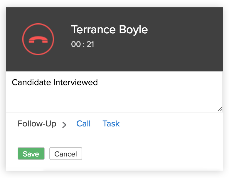 RingCentral Online Help Zoho Recruit