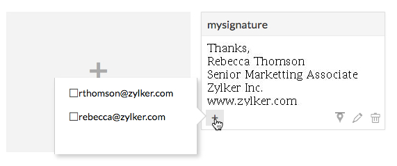 Create A Signature For Your Email Zoho Mail