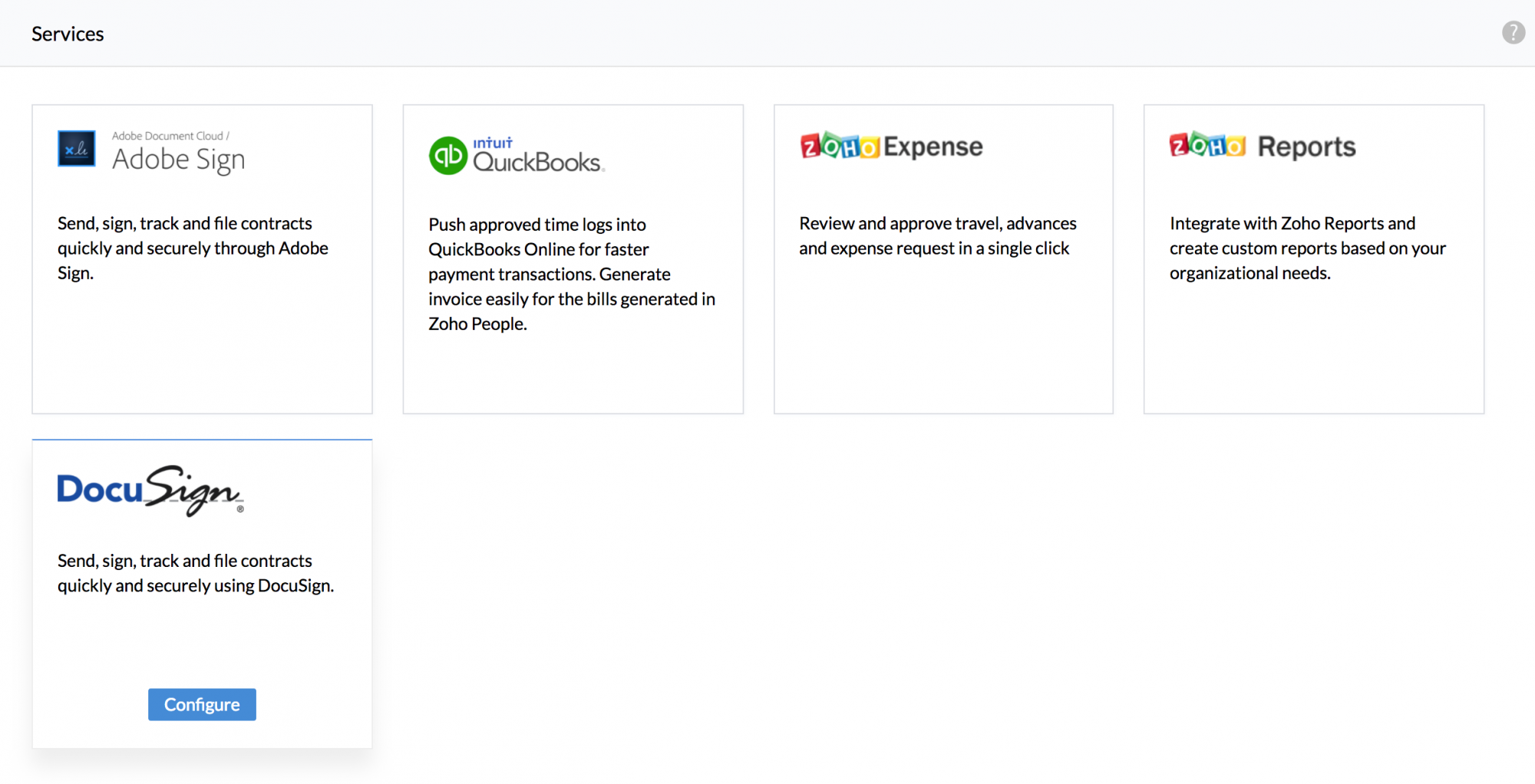 E Signature Docusign Zoho