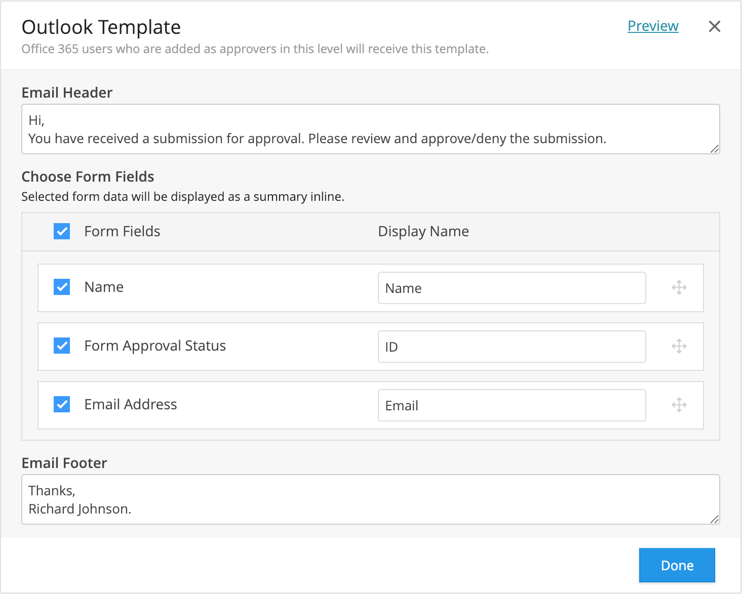 Form approvals zoho forms user guide