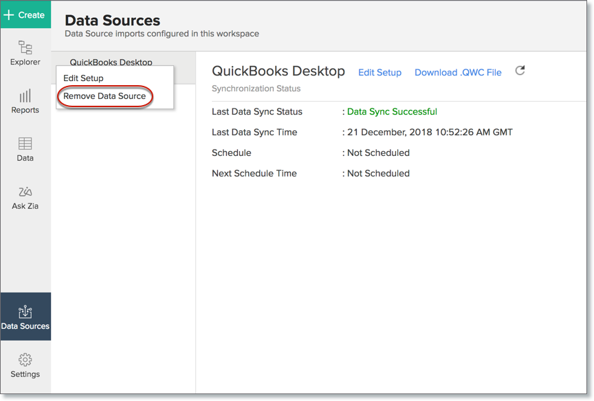 QuickBooks Desktop Analytics l Zoho Analytics Help