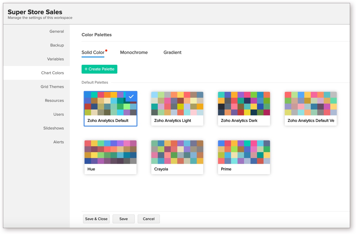 Powerbuilder Color Chart