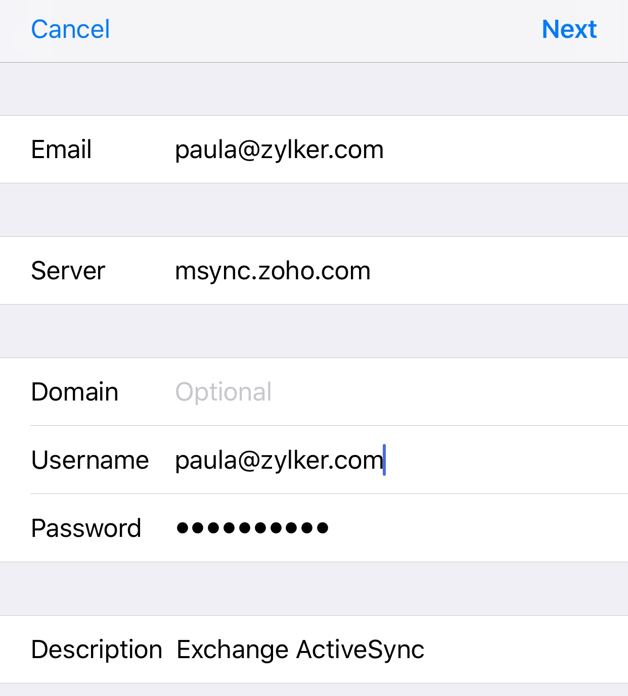 Sync calendars on your mobile device using Exchange ActiveSync