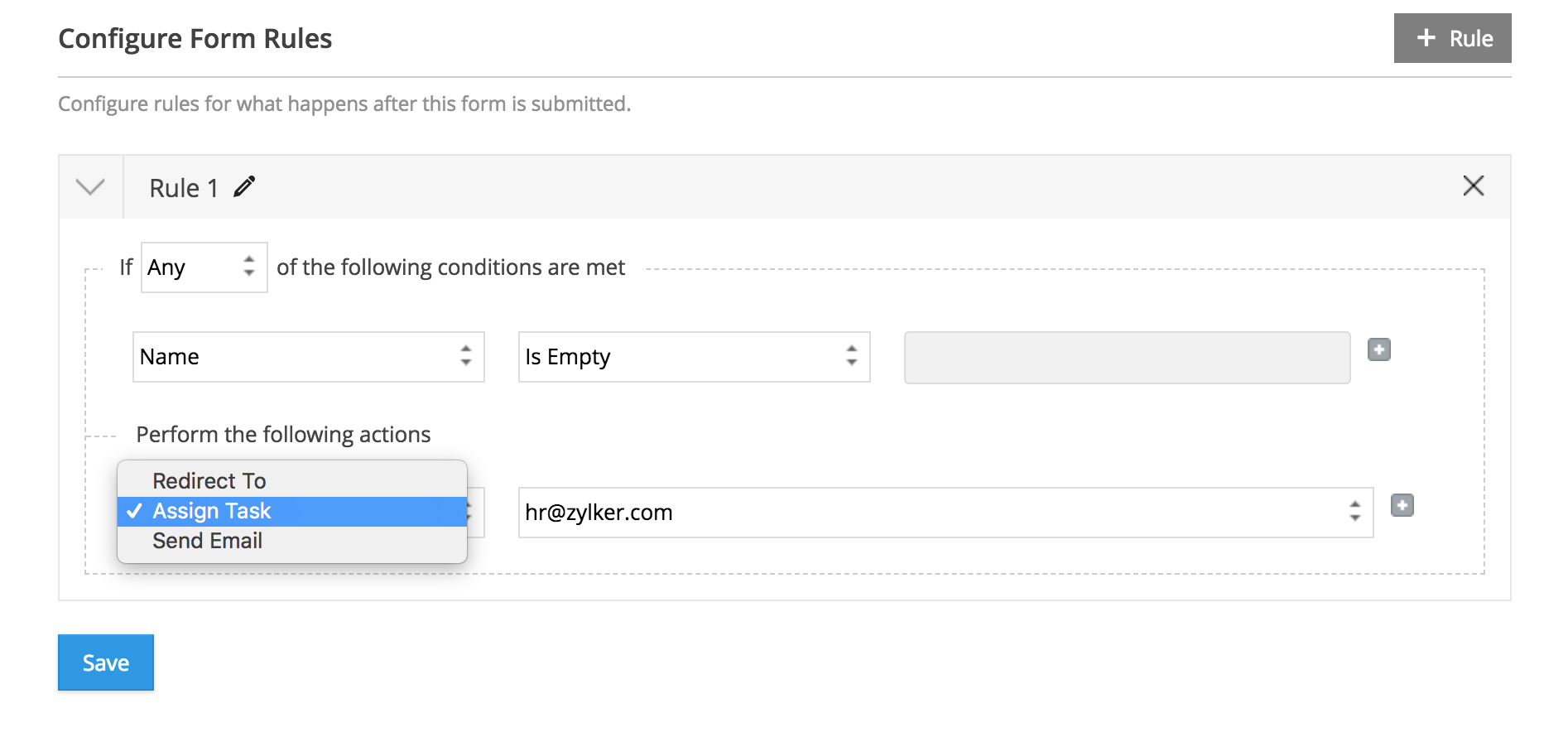 Administration Application Form Example, Choose The Users Email Address From The Drop Down List Note That You Can Assign Tasks Only To The Users In Your Organization Also Only The Admin Can, Administration Application Form Example