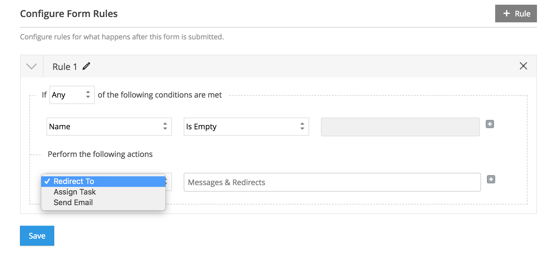 Conditional Rules Zoho Forms User Guide