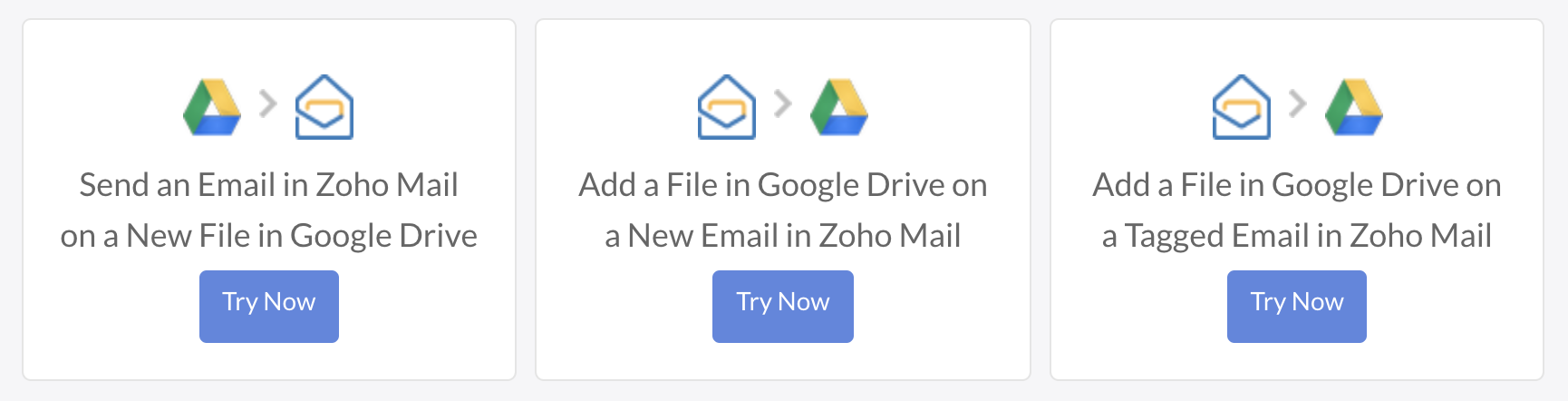 Google Apps connector for Zoho Mail