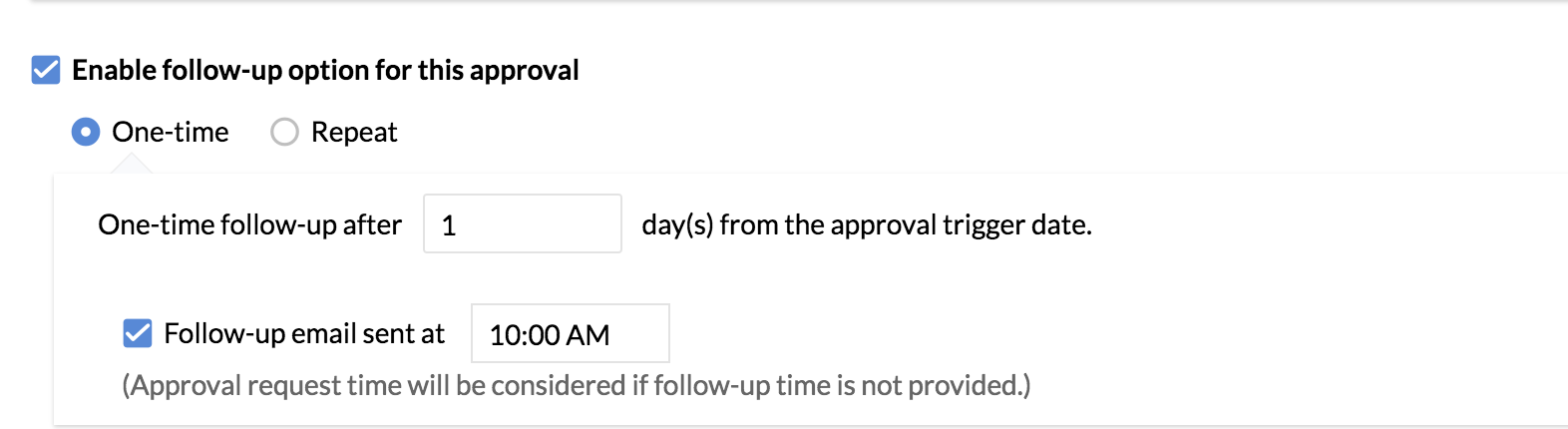 Approvals Zoho People