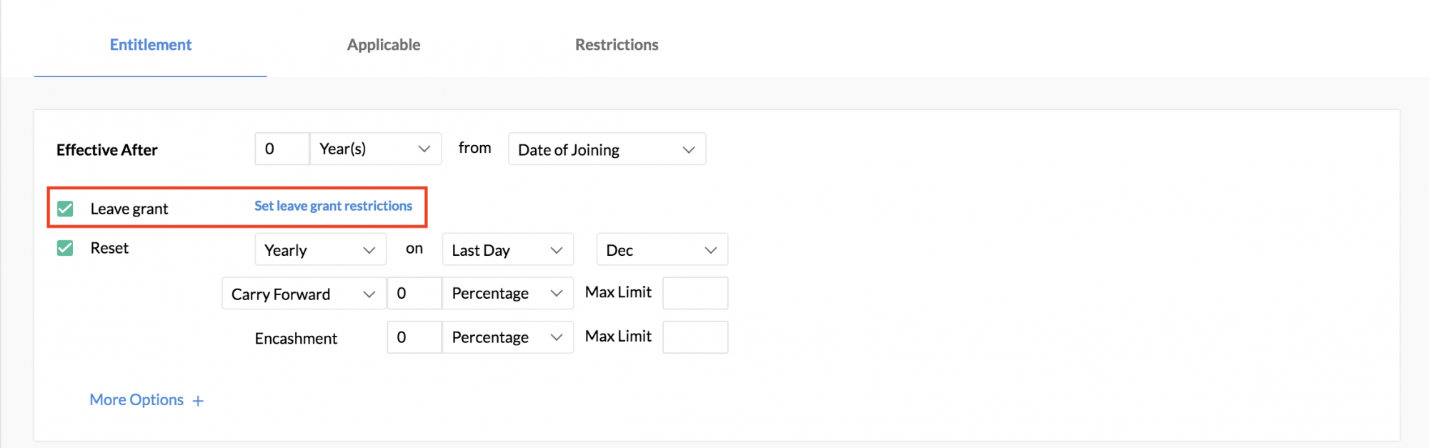 Leave Grant II Leave Management II Zoho People