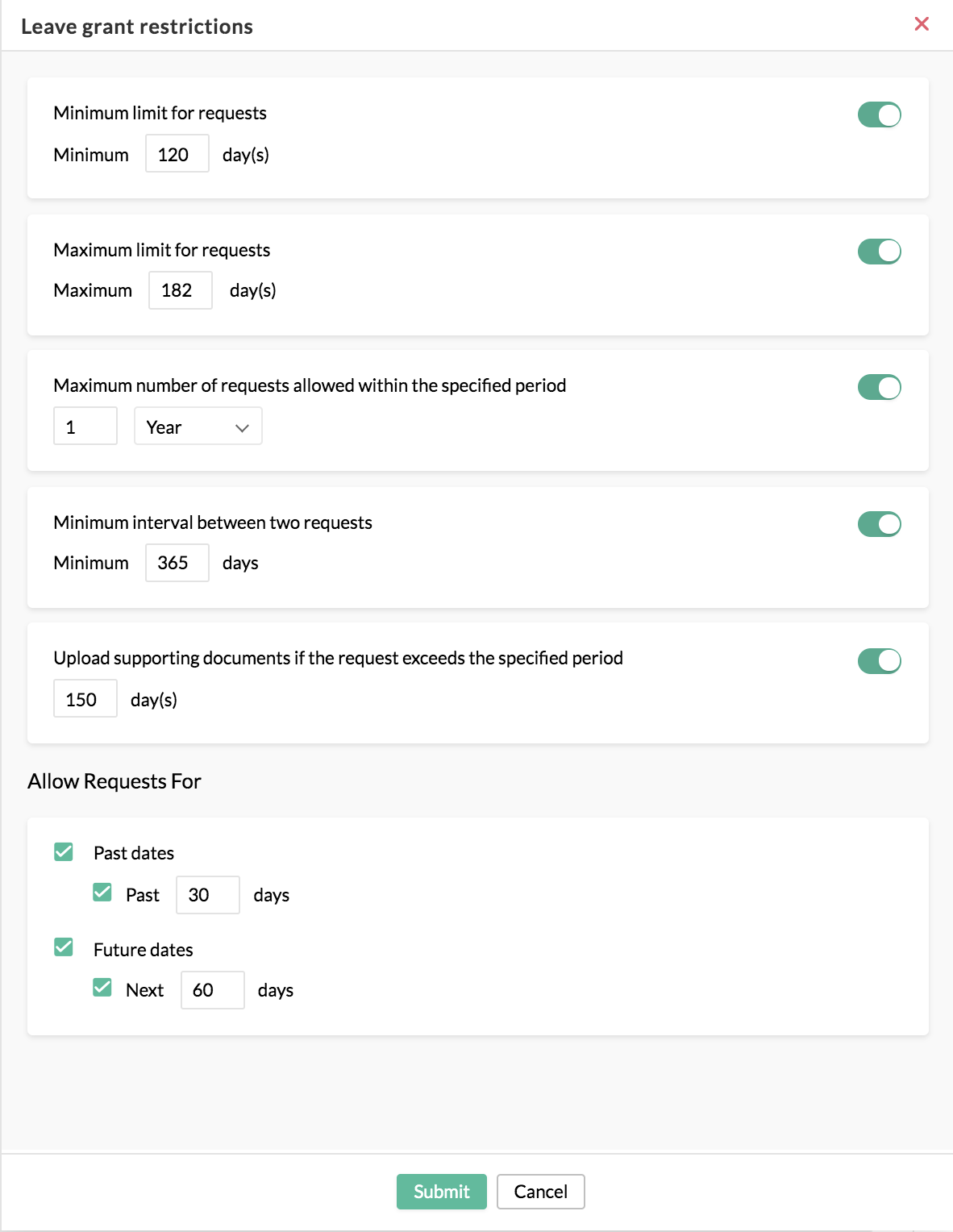Leave Grant II Leave Management II Zoho People