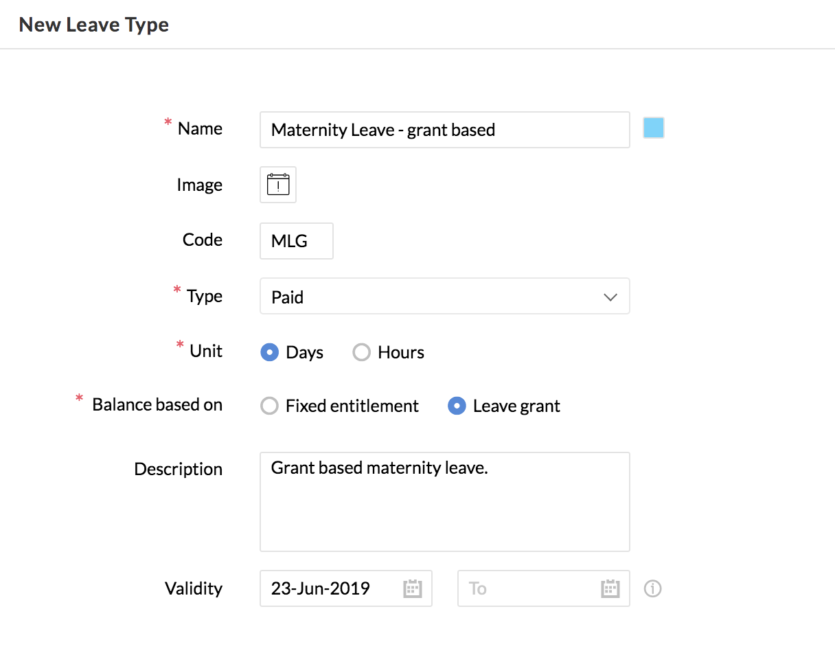 Leave Grant II Leave Management II Zoho People