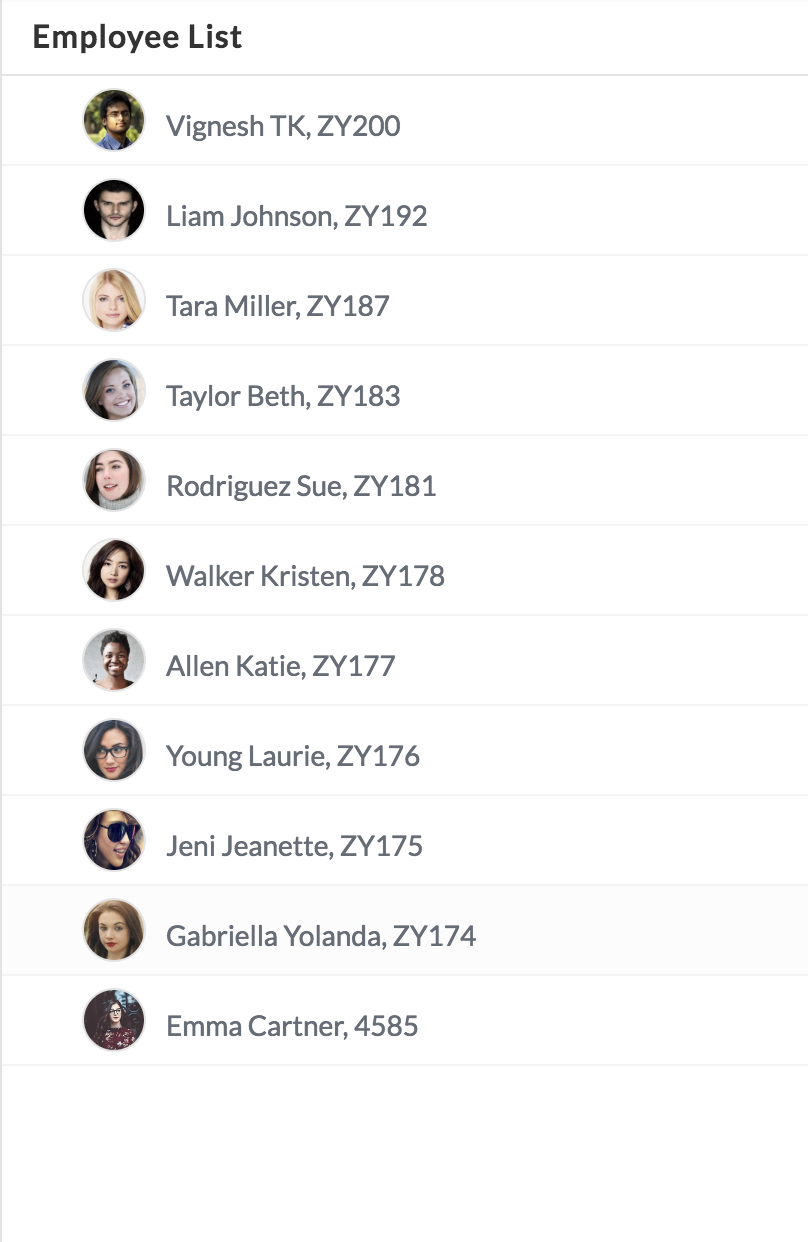 performance reports zoho people employee reports