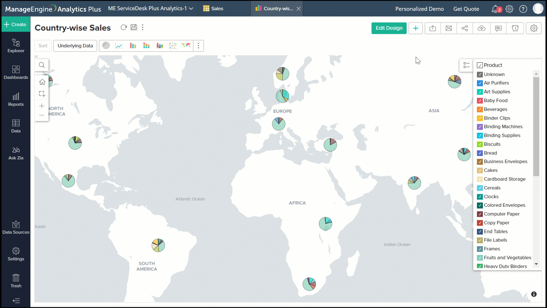 Chart Select Maps