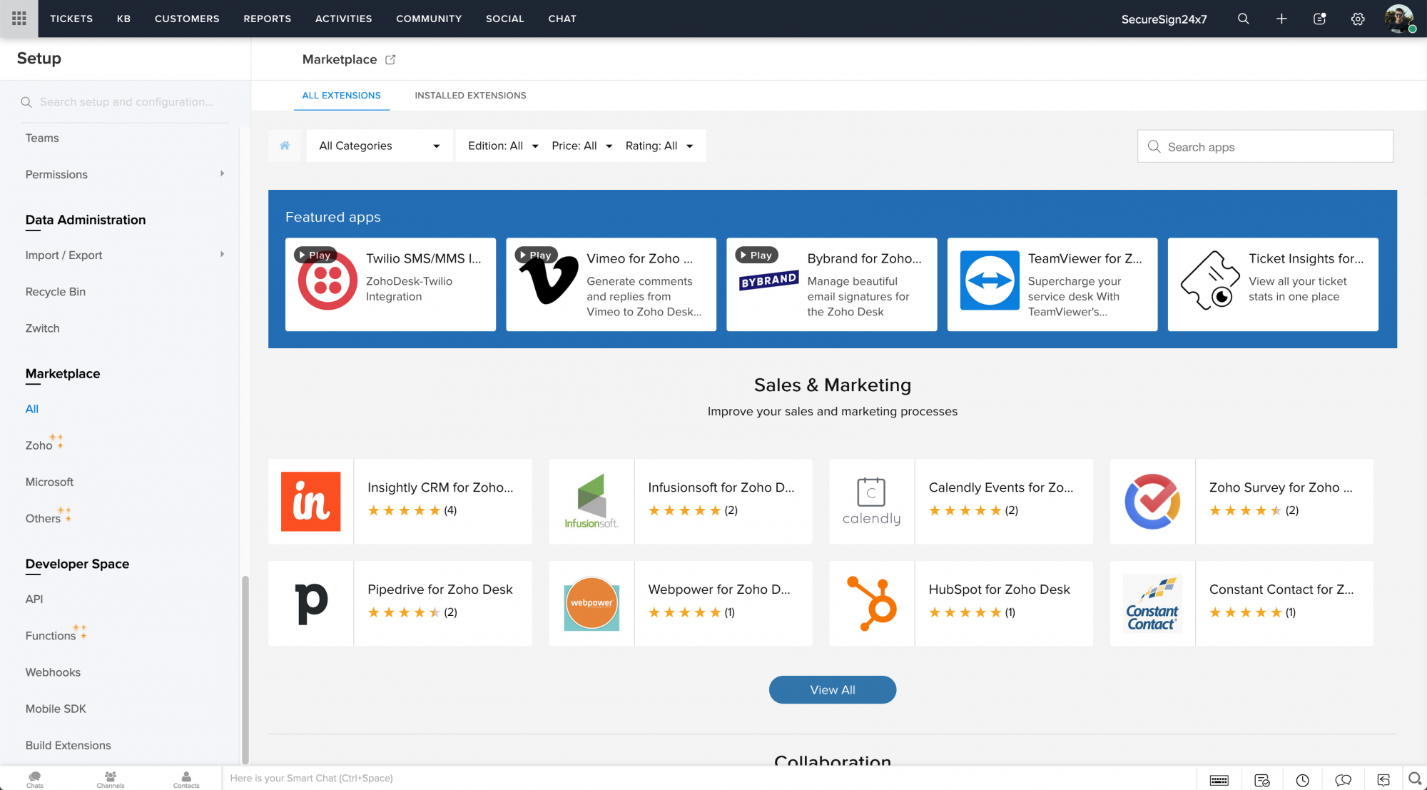 Zoho Sign Integration For Zoho Desk E Sign In Help Desk And Customer Zoho Sign Integration For Zoho Desk E Sign In Help Desk And Customer