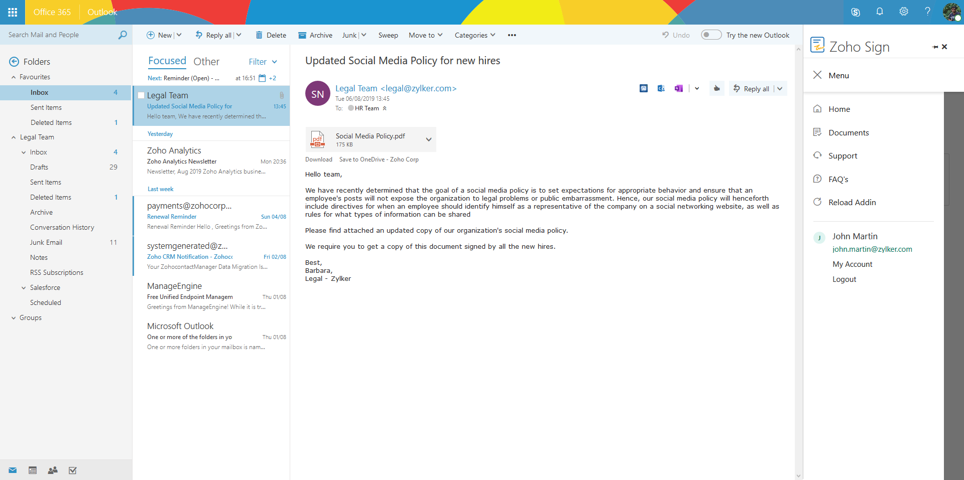 zoho outlook plugin cost zoho outlook plugin cost