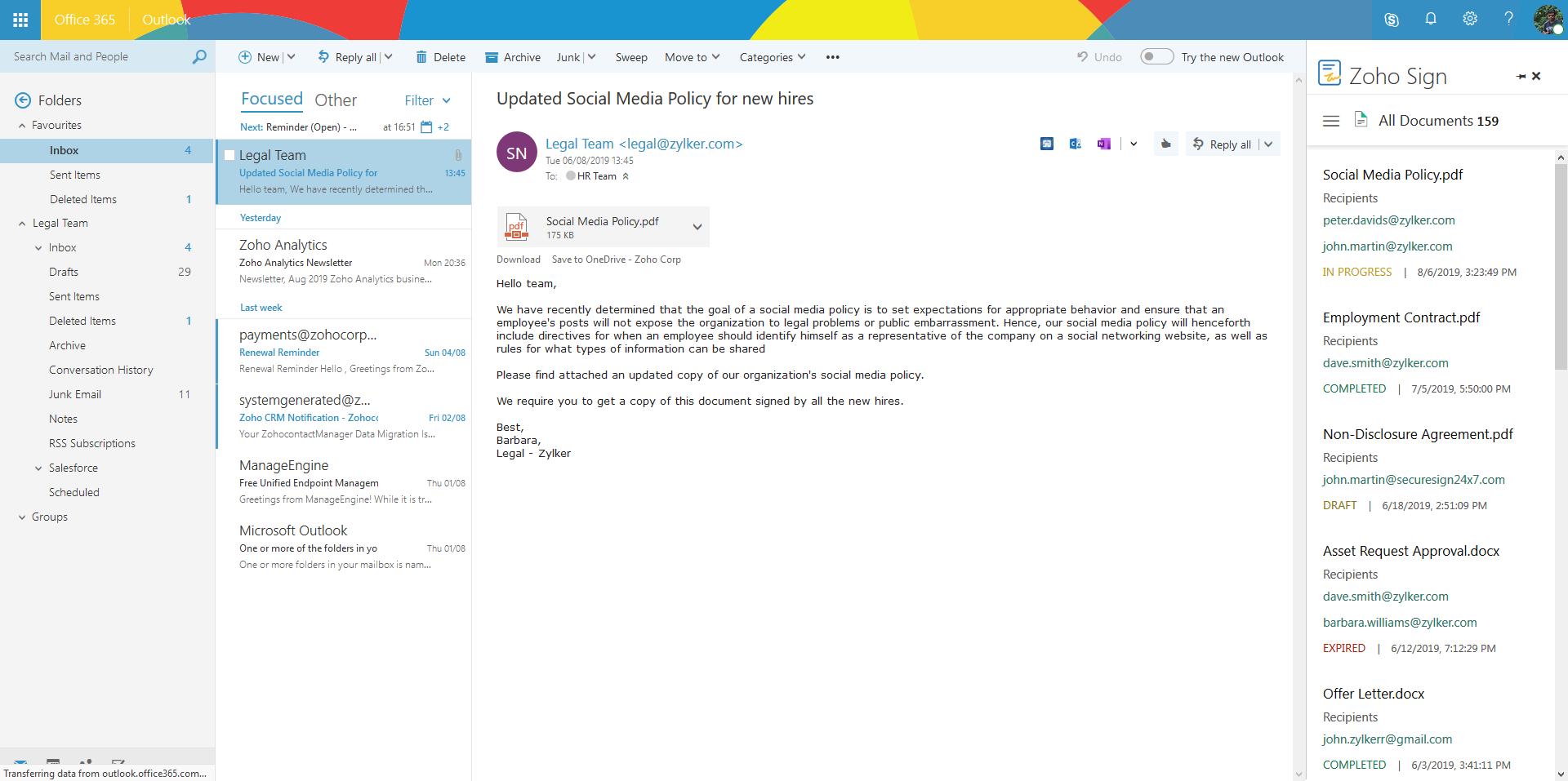 outlook service status outlook service status