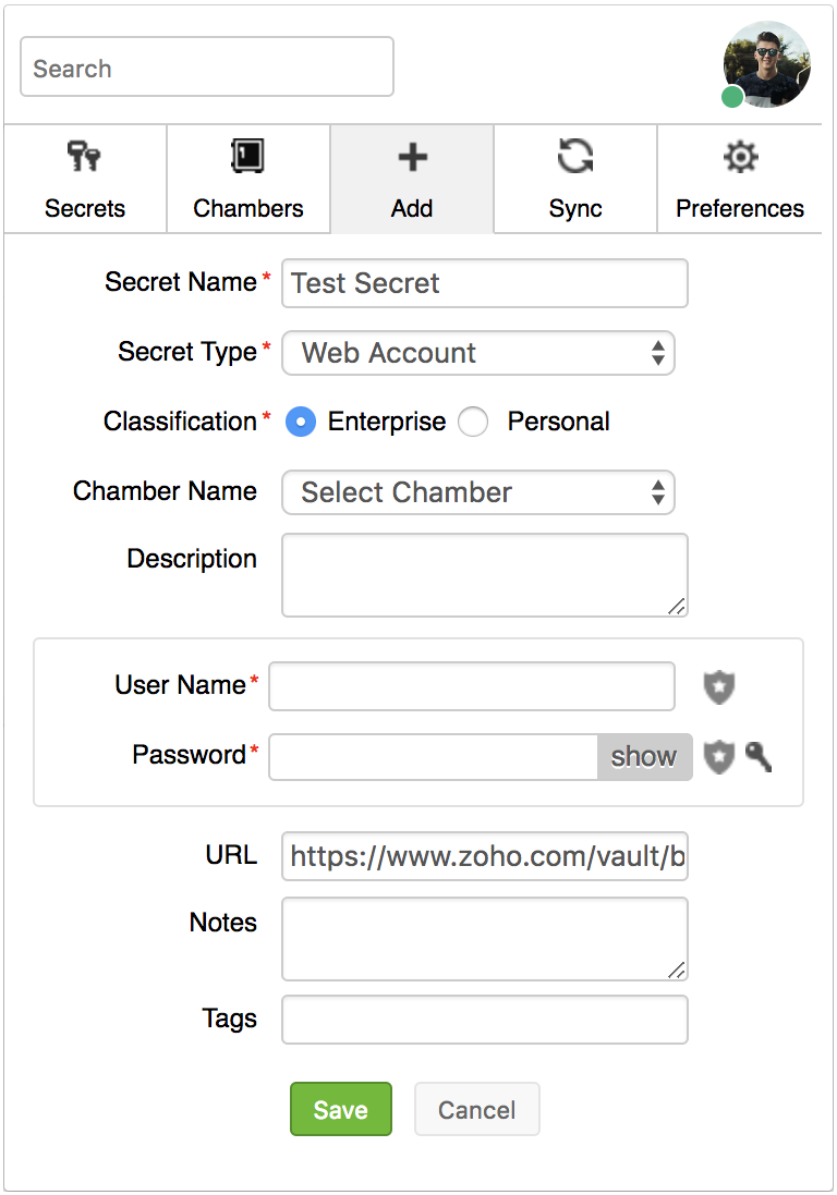 Zoho Vault Synchronize Passwords Through Browser Extension