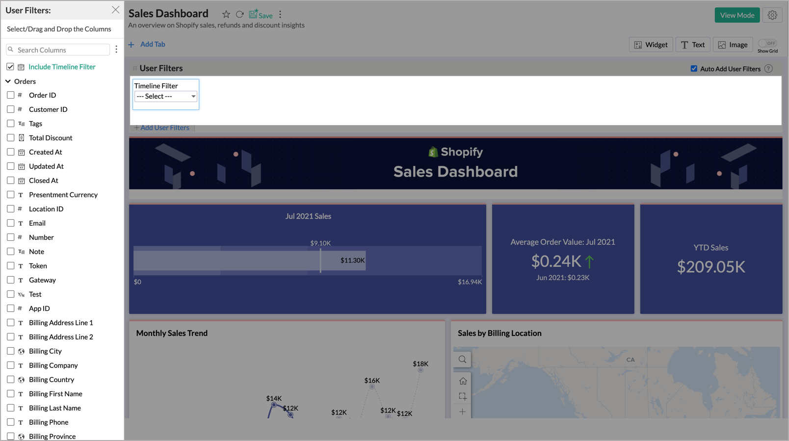 Creating a Dashboard l Advanced Analytics Help