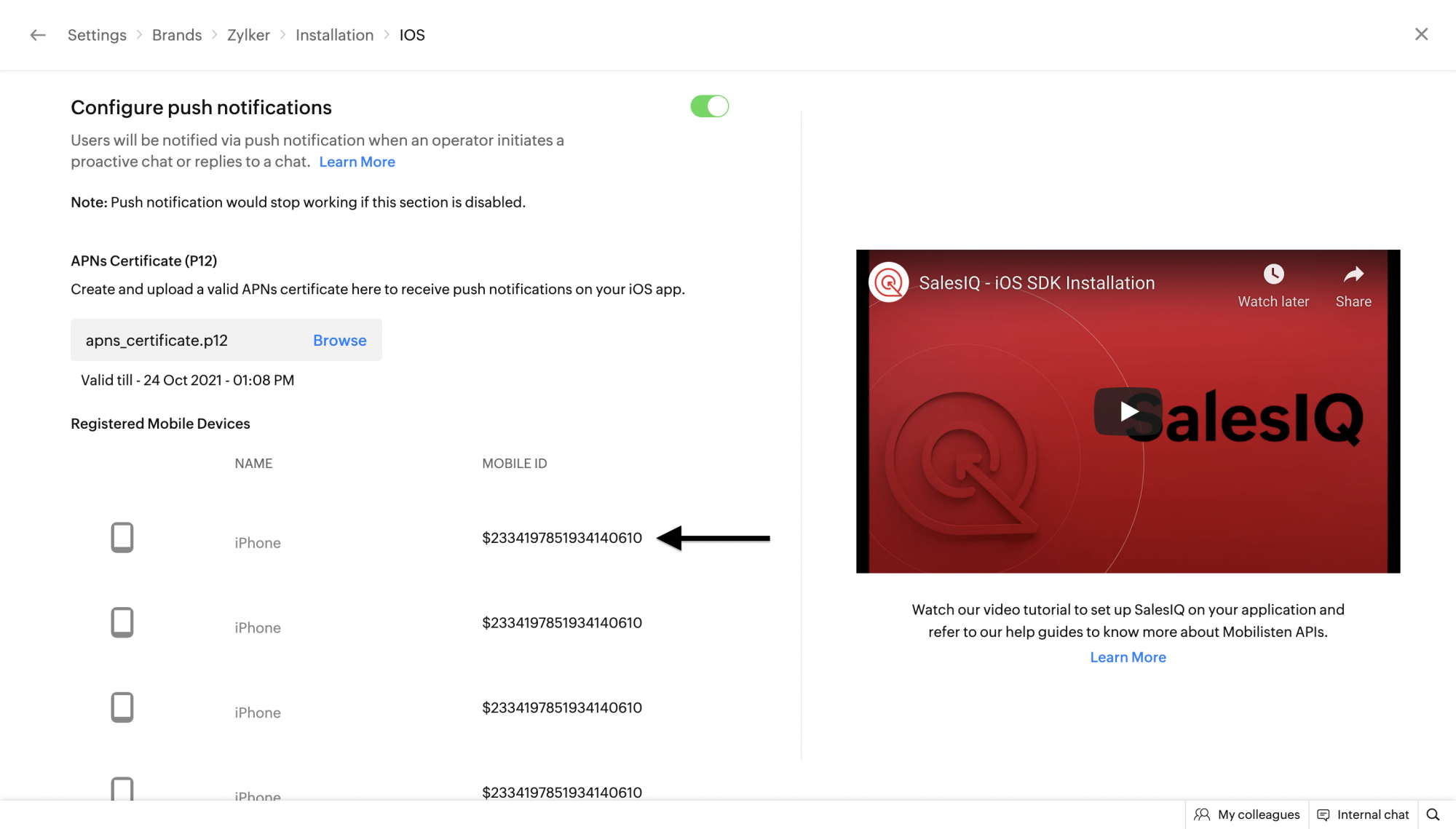 Configure Push Notification for Flutter - iOS