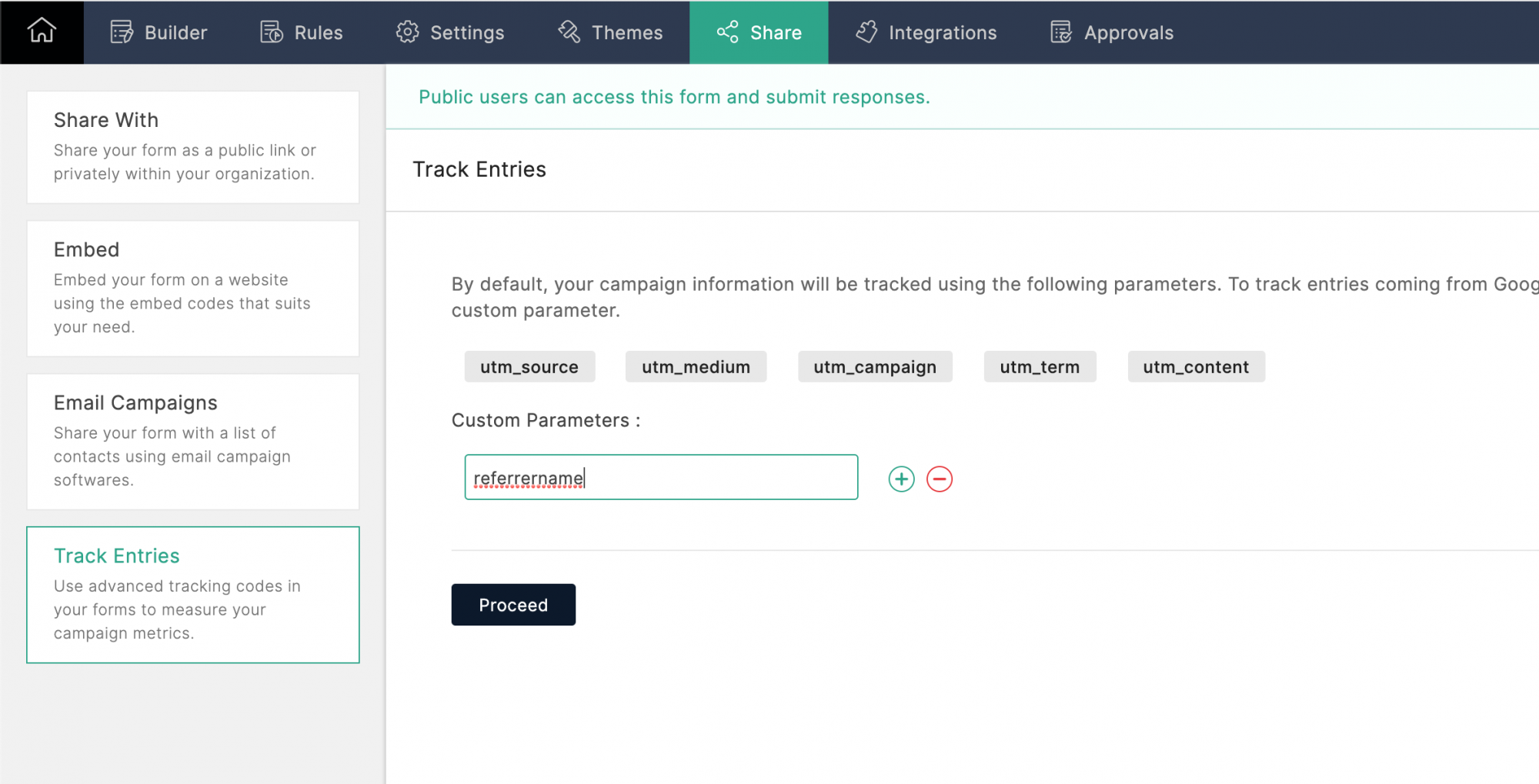 Custom Parameters