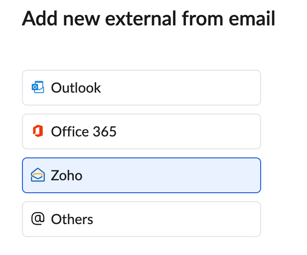Send email from a different email address or alias Zoho Mail