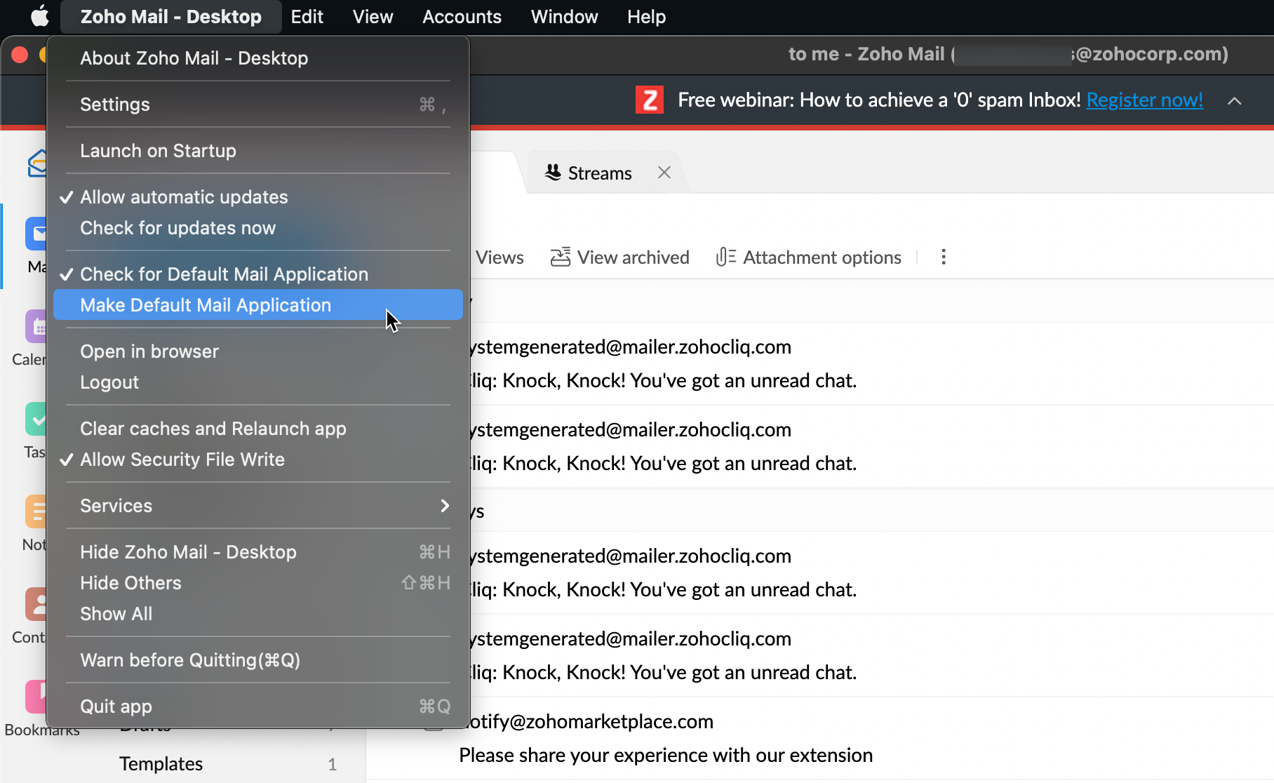 what is the default mac email client what is the default mac email client