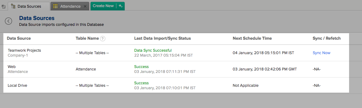managing data sources