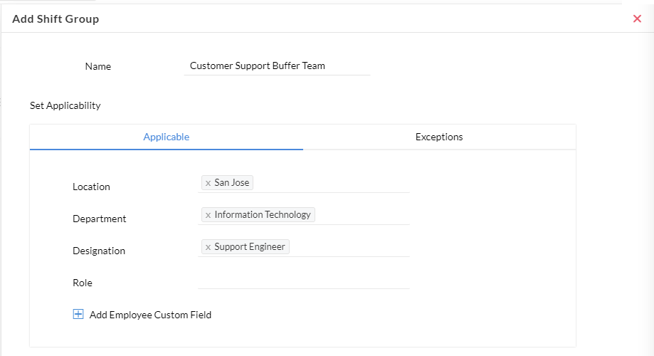 Roster Management | Zoho People