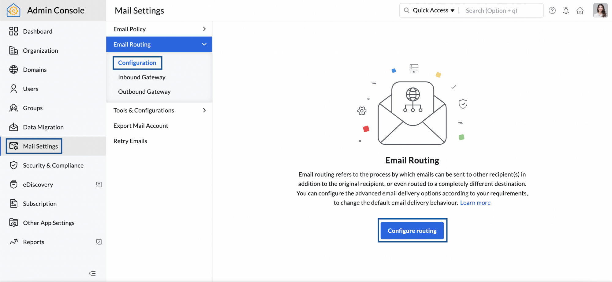 Email Routing, split delivery and dual delivery - Zoho Mail