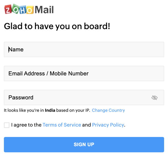 zoho mail setup godaddy
