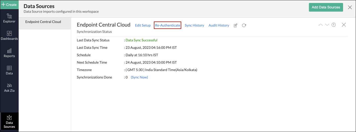 Endpoint Central Cloud Integration | Analytics Plus Cloud