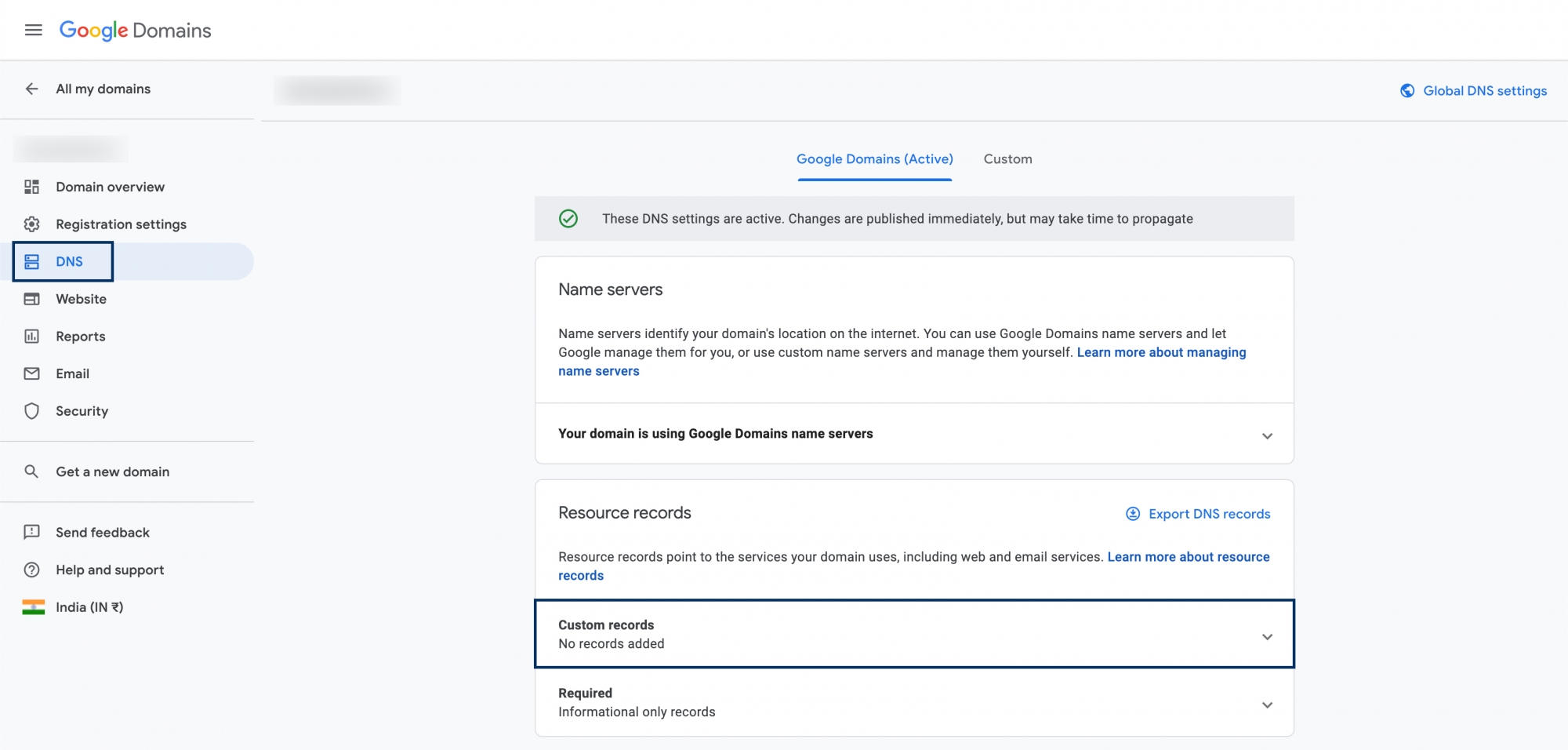 Google domains cname mx for zoho mail