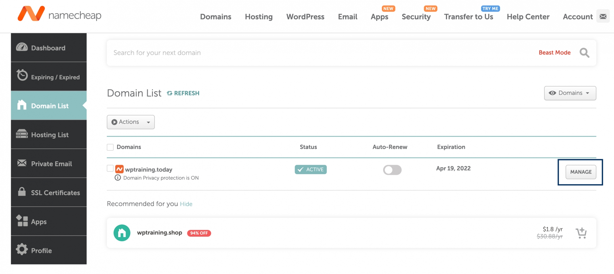 Namecheap Review: Is It Worth It? 5 Namecheap DNS - CNAME, MX for Zoho Mail