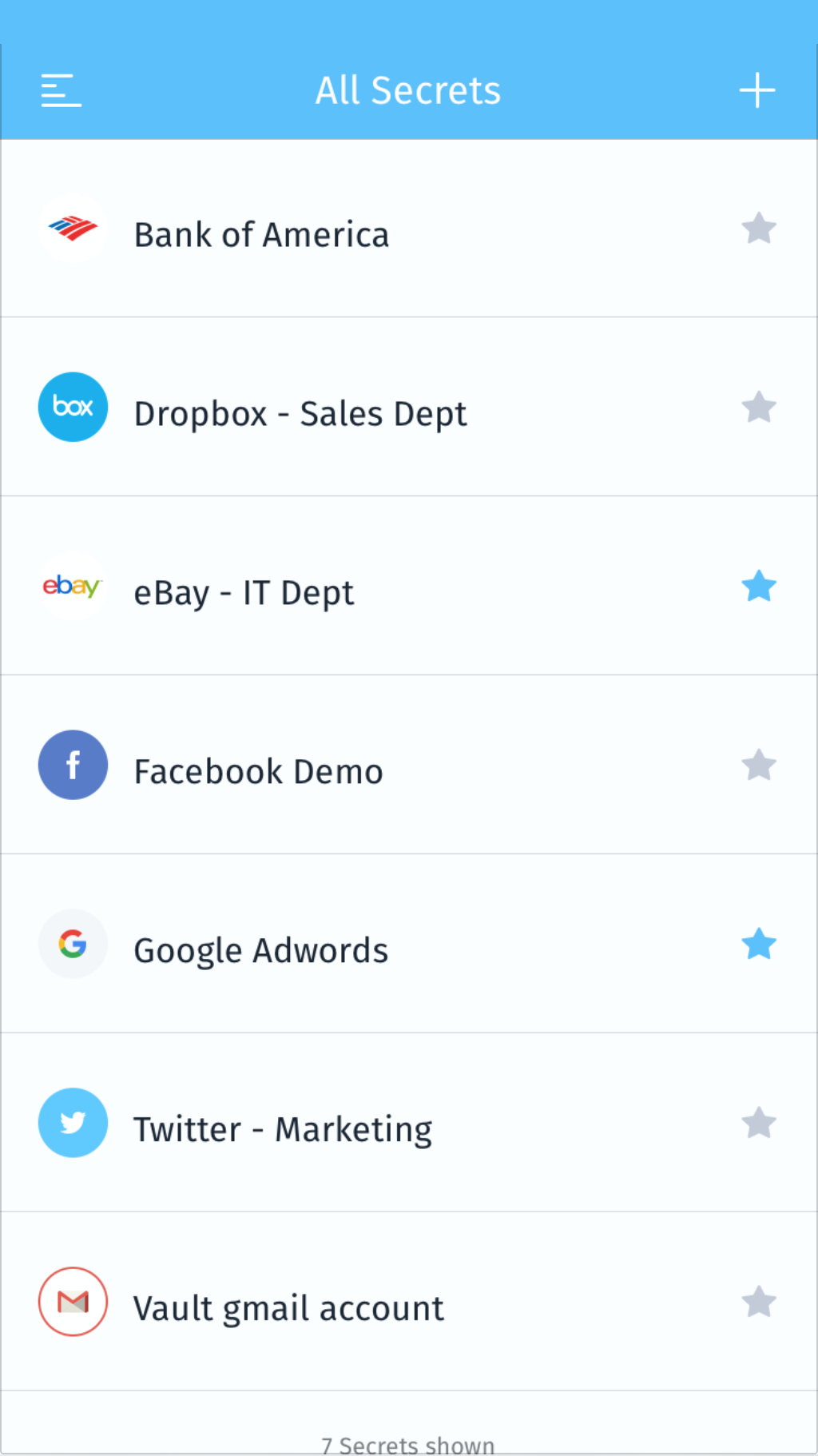 Zoho Vault Mobile Access iOS