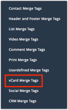 use predefined merge tags