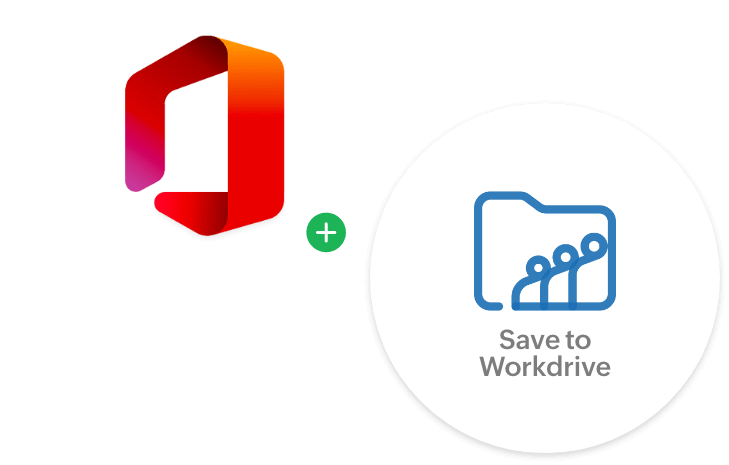 Add-on của Zoho WorkDrive cho Microsoft Office