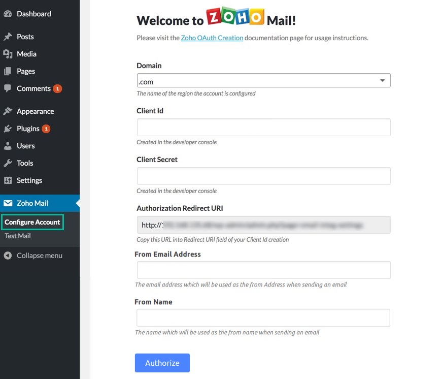 zoho outlook 2016 plugin