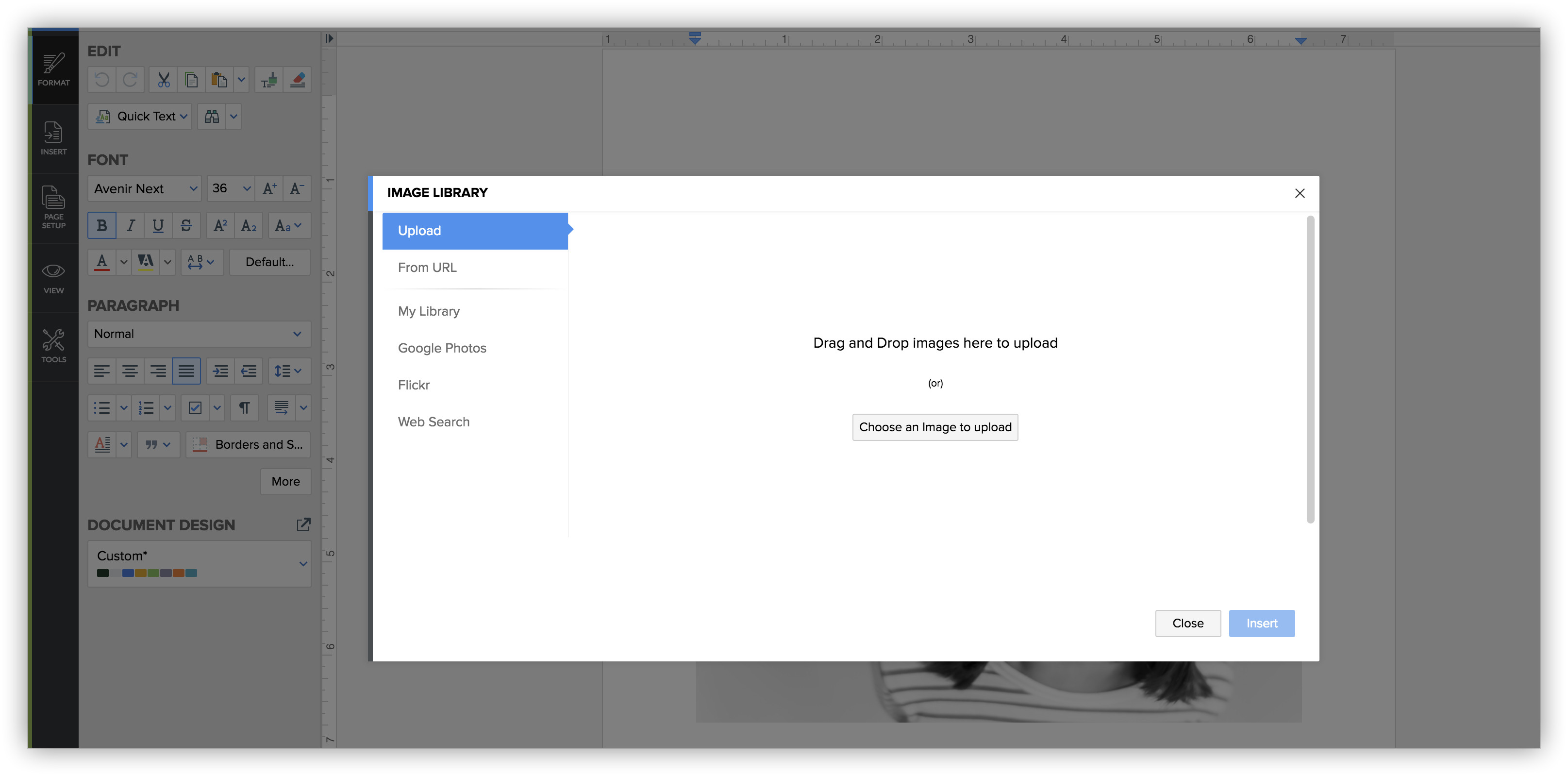 Create pre-formatted bulleted, image, or numbered lists in Writer