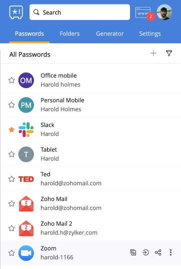 Quicker login