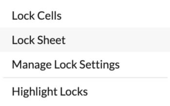 Secure sheets