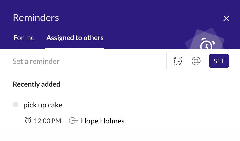 Set reminders and follow-up