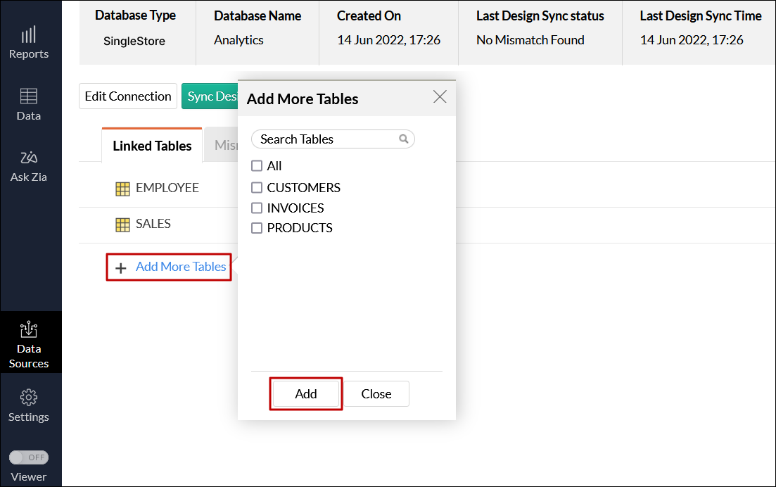 Singlestore-cloud-add-more-tables