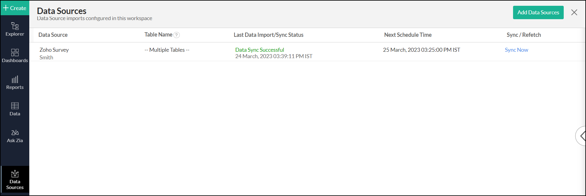 zoho-survey-data-sources