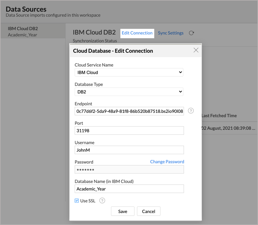 Import Data from IBM Cloud l Zoho Analytics Help